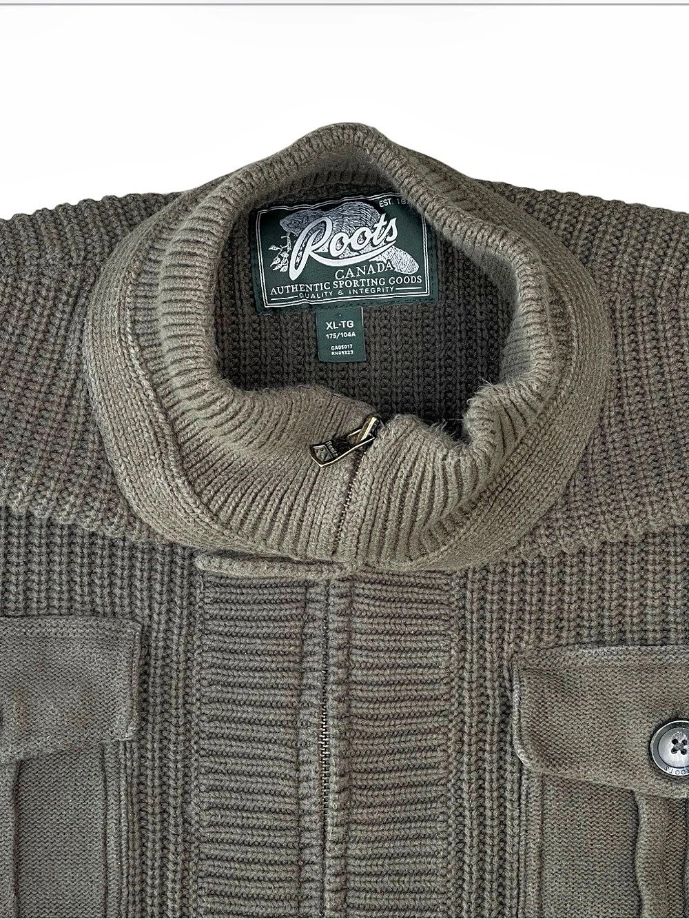 Roots Full-Zip Utility Cardigan Sweater - Picture 3 of 7